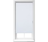 Relaxdays estor térmico opaco, cortina enrollable oscurecedora ventana, sin taladrar, 160 x 56 cm, blanco