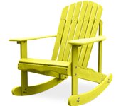 Silla de jardín mecedora adirondack