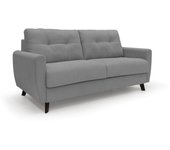 Callisto sofá cama convertible de tela suave e impermeable 188 cm (mat. 140x197) gris