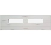 Cabecero de cama de madera suecia abierto | cama de 90 y 105 | pino | blanco vintage | pejecar