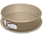 Guardini gold elegance, tortiera apribile 1 fondo 24cm, fondo salvagoccia, acciaio con rivestimento antiaderente, colore oro