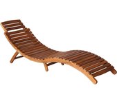 Pack 2 uds tumbona | silla de jardíns con mesa y cojines madera maciza de acacia cfw56583
