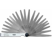 Juego galgas espesores templado 0.03 – 1.00 mm (26 láminas) vogel 411010
