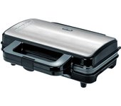 Gofrera eléctrica profesional, 2 gofres belgas gruesos, antiadherente, temperatura automática, mpm, negro/plata, mgo-20m 1000