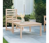 Vidaxl mesa de jardín madera maciza de pino 82,5x82,5x45 cm