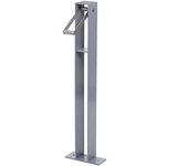 Colgador de bicicletas hwc-g20, soporte para bicicletas, acero galvanizado, con recubrimiento en polvo para exteriores 96x24x10cm ~ gris
