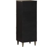 Aparador alto | aparador de comedor | armario de cocina madera maciza de mango 40x33x110 cm cfw30570
