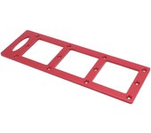 Plantilla de caja de alambre tipo 86, herramienta cortadora de orificios de caja de enchufe multifuncional de alta precisión de aleación de aluminio d