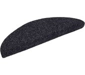 Alfombrilla autoadhesiva escalera 30 uds | alfombras de escalera | tapetes de escalera negro 56x17x3 cm cfw292201