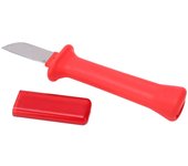 Cuchillo para empalmar cables, cortador de cables ergonómico, herramienta manual de 50 mm para trabajar en casa