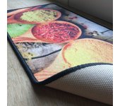 Tapete de cocina con diseño de especias