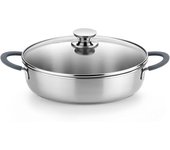 Cacerola grey con tapa cristal 26 cm bra m440556