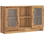 Aparador | aparador de comedor | armario de cocina de madera de ingeniería roble artisan 120x30 | 5x70 cm cfw61189