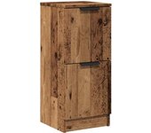 Aparador | aparador de comedor | armario de cocina madera de ingeniería madera envejecida 30x30x70 cm cfw69382