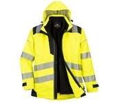 Chaqueta de trabajo de a.v 3 en 1 antimanchas resistente al agua pw365