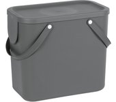 Cubo de basura 25l sundis albula antracita