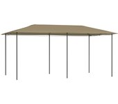 Maison exclusive - cenador gris taupe 2,98x5,3x2,59 m 160 g/m²