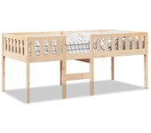 Cama individual | cama para niños sin colchón madera maciza de pino 90x190 cm cfw494771