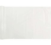 Pantalla de privacidad de balcón pvc blanco 700x120 cm