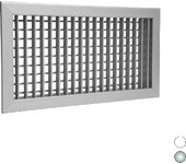 Ventilación de entrega con alas ajustables aluminio anodizado 600 x 300 mm