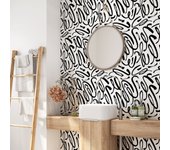 Vinilo adhesivo para baño - motivo gráfico