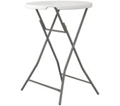 Wellhome mesa alta de cóctel plegable 80x80x110 cm