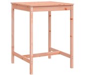 Mesa de jardín madera maciza douglas 82,5x82,5x110 cm