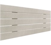 Dhome cabecero de madera reciclada dm estilo palet horizontal cama palets herrajes incluidos (105cm, espigas beige)