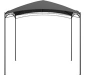 Cenador gris antracita 3x3x2,65 m 180 g/m2