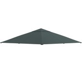 Techo de repuesto para cenador outsunny poliéster gris 298x295 cm