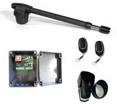 Kit motor puerta abatible batiente 1 hoja lince 400 hasta 3 metros, con cuadro de control, fotocélula y mandos | puertas y cancelas de 1 hoja