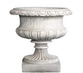 Lote 2 un. maceta clásica de hormigón piedra copa lorca 63x62cm.