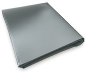 Lona para pérgola sin ojales 3x4 m gris - garantía de 10 años tecplast - xp640pr - lona de pvc impermeable - hecha en francia