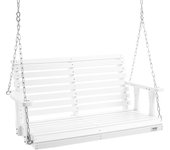 Vevor columpio de madera para porche 124x71x60cm, columpio de banco para patio y jardín, capacidad de carga fuerte mejorada de 880 libras, banco de si