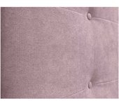 Dhome cabecero de cama acolchado capitoné 8cm de grosor. cabezal tapizado tela acualine con patas cabeceros de cama (rosa, 105cm)