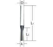 Cortador de fresado groove solo cortador 4mm