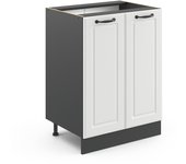 Vicco mueble bajo de cocina r-line, blanco casa de campo, 60 cm sin encimera