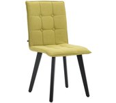 Silla miller tela negro verde