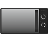Cecotec microondas de 20 litros grandheat 3040 mirror. 700 w 6 niveles revestimiento anti-dirt itech y tecnología 3dwave modo descongelación