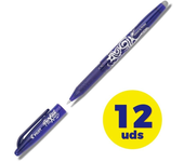 Caja de bolígrafos de tinta borrable pilot frixion nfa/ 12 unidades/ azules