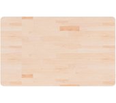 Encimera de ba?o madera maciza sin tratar 100x60x2,5 cm