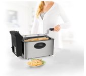 Princess freidora plateada 4 l 2000 w