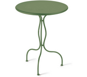 Mesa de jardín redonda de metal rondò 60x60 cm 75h menta