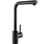 Cecipa max grifo de cocina giratorio de 360°, mezclador de fregadero con aireador extraíble, grifo de fregadero de cocina, agua fría y caliente, negro