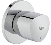 Roca a5a168ec00 brava llave de paso recto de 3/4' de agua fría índice azul cromo