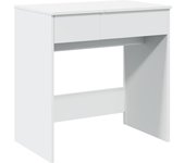 Tocador | mesa tocador | tocador de maquillaje con espejo blanco 73x46,5x120 cm cfw52824