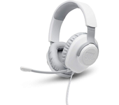 Auriculares gaming con micrófono jbl quantum 100/ jack 3.5/ blancos