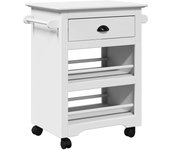 Carrito de cocina bodo blanco 67,5x45x80 cm