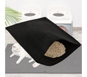 Estera para gatos estera para arena estera para arena de doble capa 78×60cm