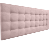 Cabecero cama oslo tapizado en tejido en antimanchas rosa 105*70 cm